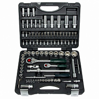 Набор инструмента головок и вставок RF-4941-5: 1/2" & 1/4"DR 6-гранных 94пр. ROCK FORCE /1/3